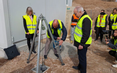 Aquest migdia ha tingut lloc l’acte de col·locació de la primera pedra de la planta d’Upgrading dins el projecte BioVO